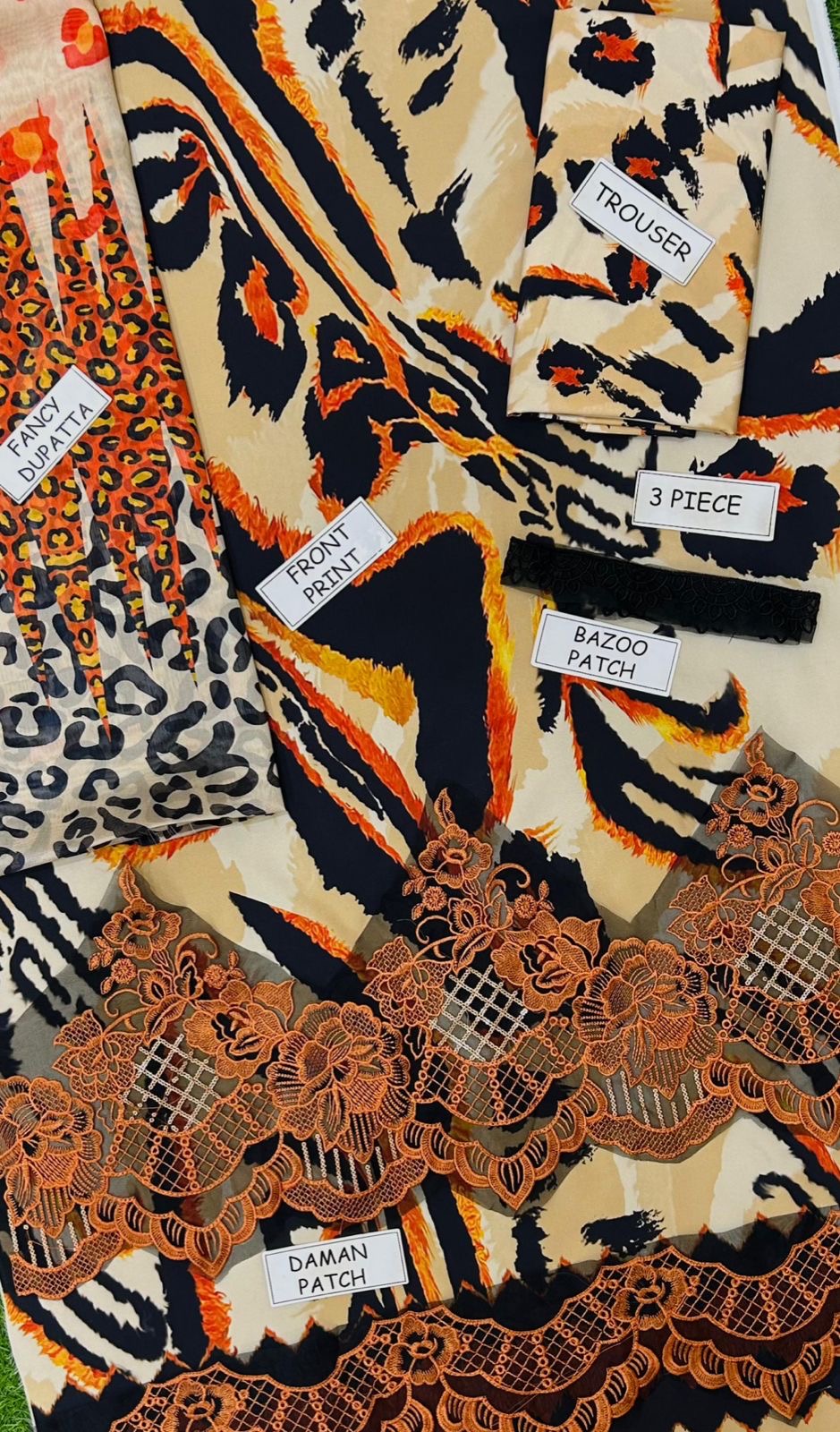 Silk embroidery
